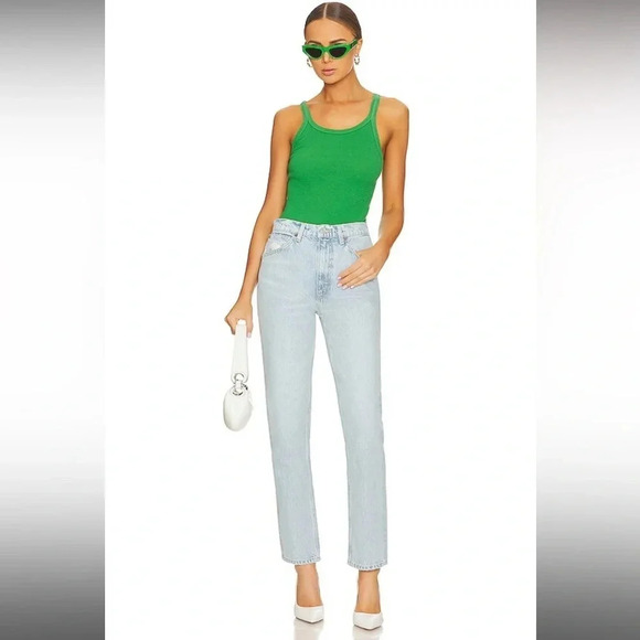 Re/Done Denim - RE/DONE Nu Disco Light Wash Denim High Rise 70s Straight Jeans NWT size 32